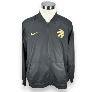 Nike Toronto Raptors City Edition NBA North Jacket Men’s XL Stretch Zip Black‎